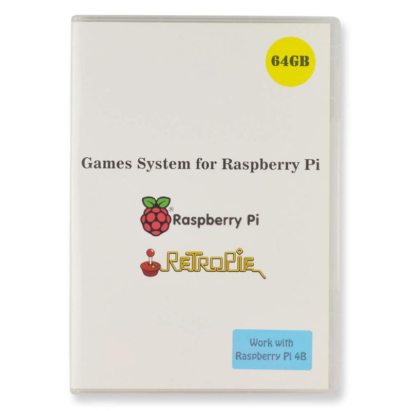  [AUSTRALIA] - BeiErMei Raspberry Pi 4B 400 Game System Retropie RetroArch EmulationStation Preloaded 64GB Games Plus Data with Class 10 MicroSD TF Card, Only Work with Raspberry Pi 4B 400, KODI+LXDE Video Previews