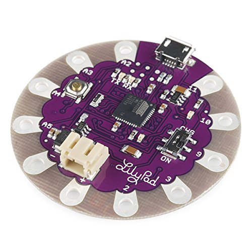  [AUSTRALIA] - AMX3d Lilypad Development Main Board - The Silver Dollar Sized Arduino Compatible Designed for e-Textile and Wearable Projects– Power by Battery or USB Connector Cable.