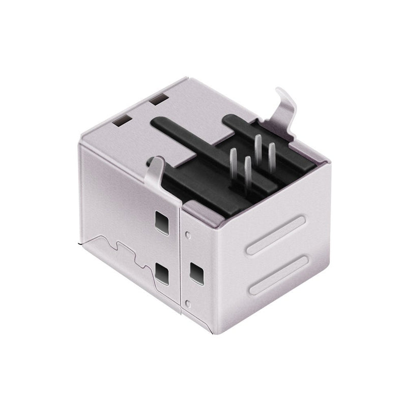  [AUSTRALIA] - USB Female Type-B Port 4-Pin Right Angle PCB DIP Jack Socket 10 Pack by MXRS