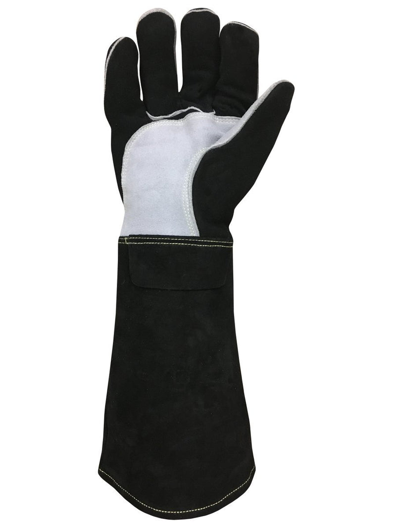  [AUSTRALIA] - IRONCLAD Welding Leather Gloves MIG TIG STICK GRAIN, Palm Reinforcements, Fleece or Cotton Lining, Foam Insulation, Multi Options Cow, Elkskin, Buffalo, Sized S/M/L/XL, Great Fit BLACK STICK WELDER Small