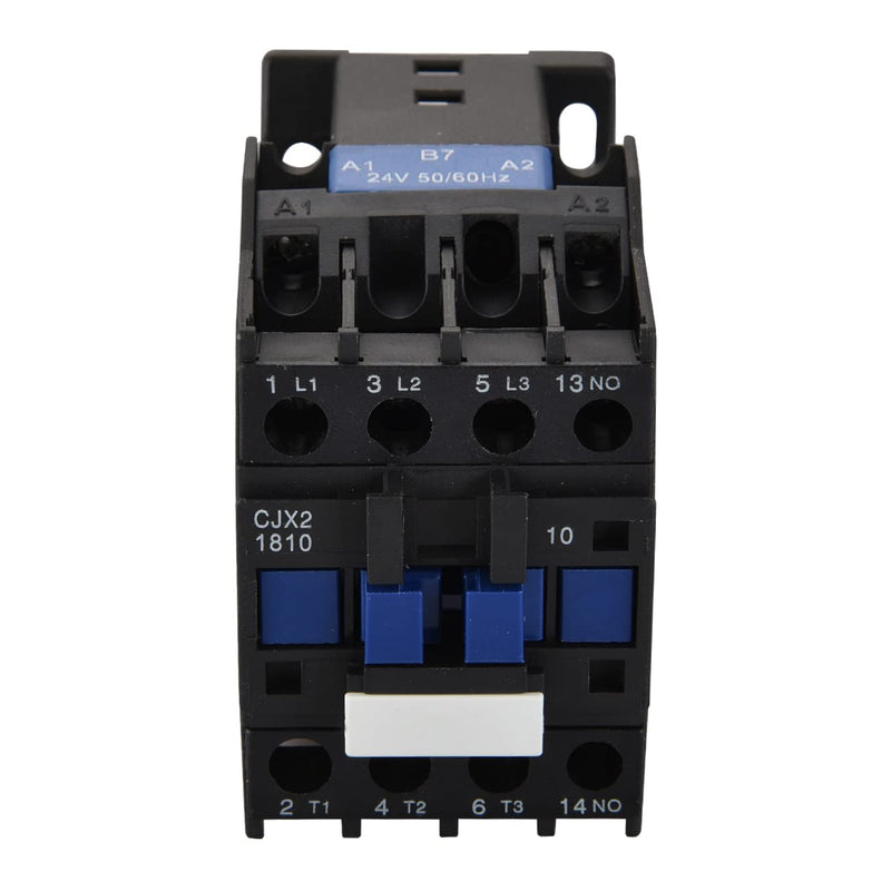  [AUSTRALIA] - Heschen AC contactor CJX2-1810 24V 50/60Hz coil 3P 3-pin normally open Ie 18A Ue 380V