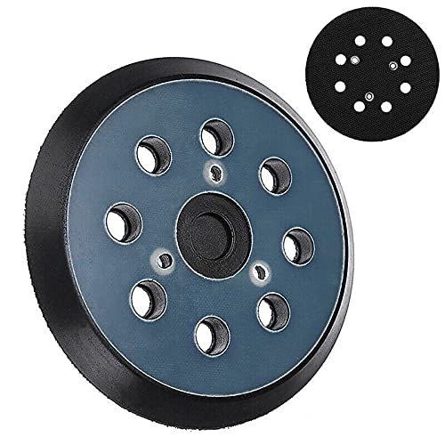  [AUSTRALIA] - 5 Inch 8 Hole Orbital Sander Hook & Loop Backing Pad Compatible with Porter Cable DeWalt Makita and Hitachi Rando