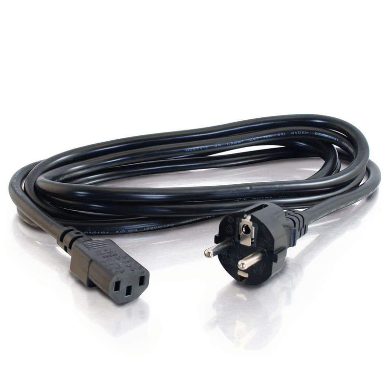  [AUSTRALIA] - C2G Power Cord, European Power Cord, 14 AWG, Black, 8.2 Feet (2.5 Meters), Cables to Go 03138 2.5M European Power Cord