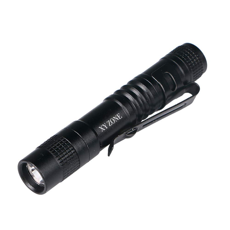 XY ZONE Ultra Slim LED Flashlights XP-1 XPE-R3 1000LM Mini Clip Lamp Penlight Torch Powered by 1 x AAA 5Pcs (Battery not include) Version 1 - LeoForward Australia