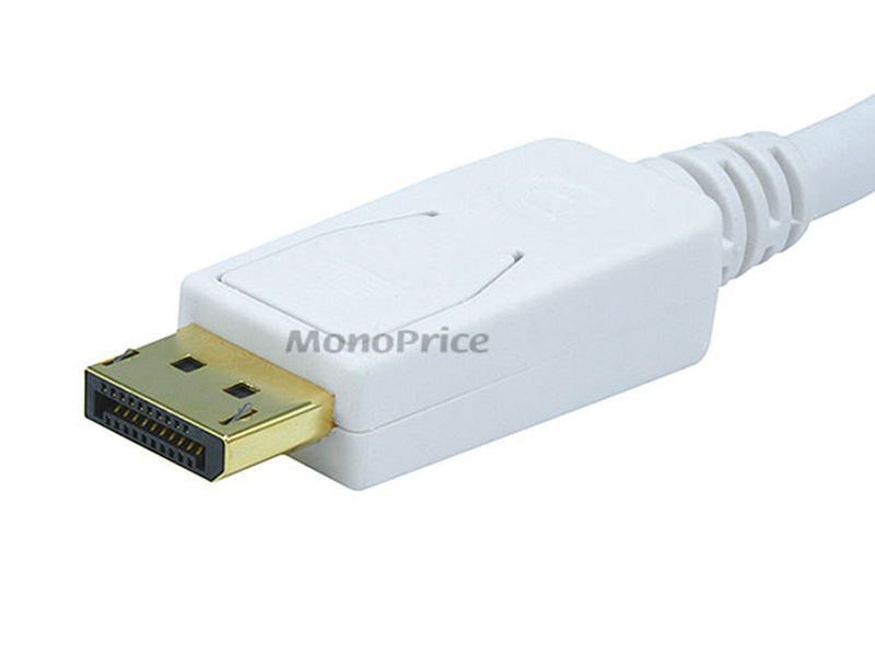 Monoprice 10FT 32AWG Mini DisplayPort to DisplayPort Cable - White 10 Feet - LeoForward Australia