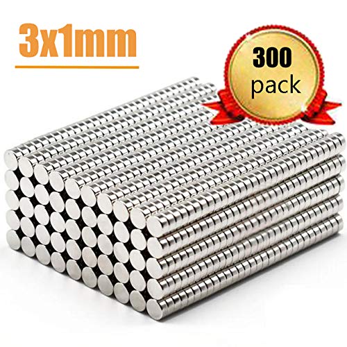 3 mm x 1 mm DIY Office Magenets for Fridge,Whiteboard,Craft,Project,Art - 300PIECES - LeoForward Australia