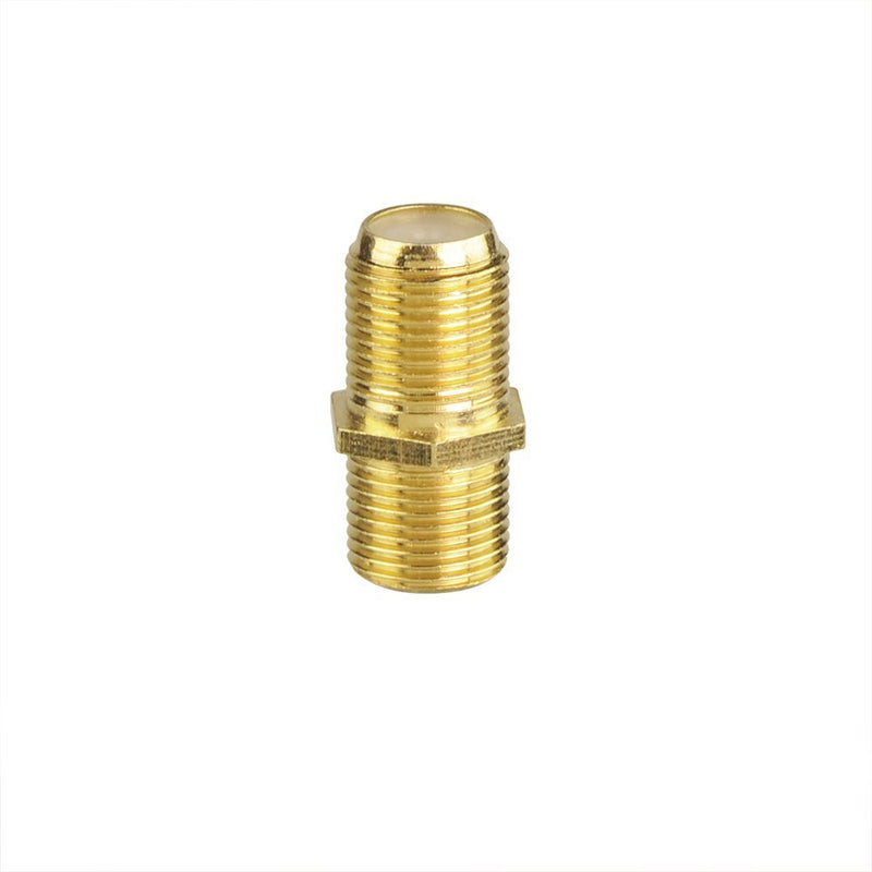 VCE 5-Pack Coaxial Cable Connector, F-Type Coax RG6 Cable Extension Adapter Gold Plated - LeoForward Australia