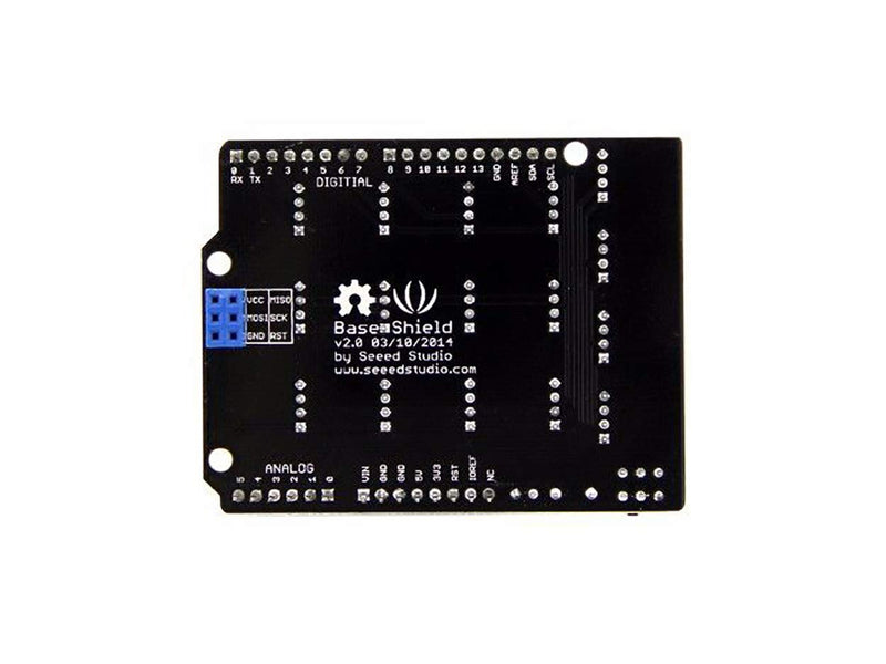  [AUSTRALIA] - Iunius Seeed Studio Base Shield V2 with 16 Grove Connectors Analog Digital UART I2C for Sensors and LEDs Onboard Power Toggle Switch