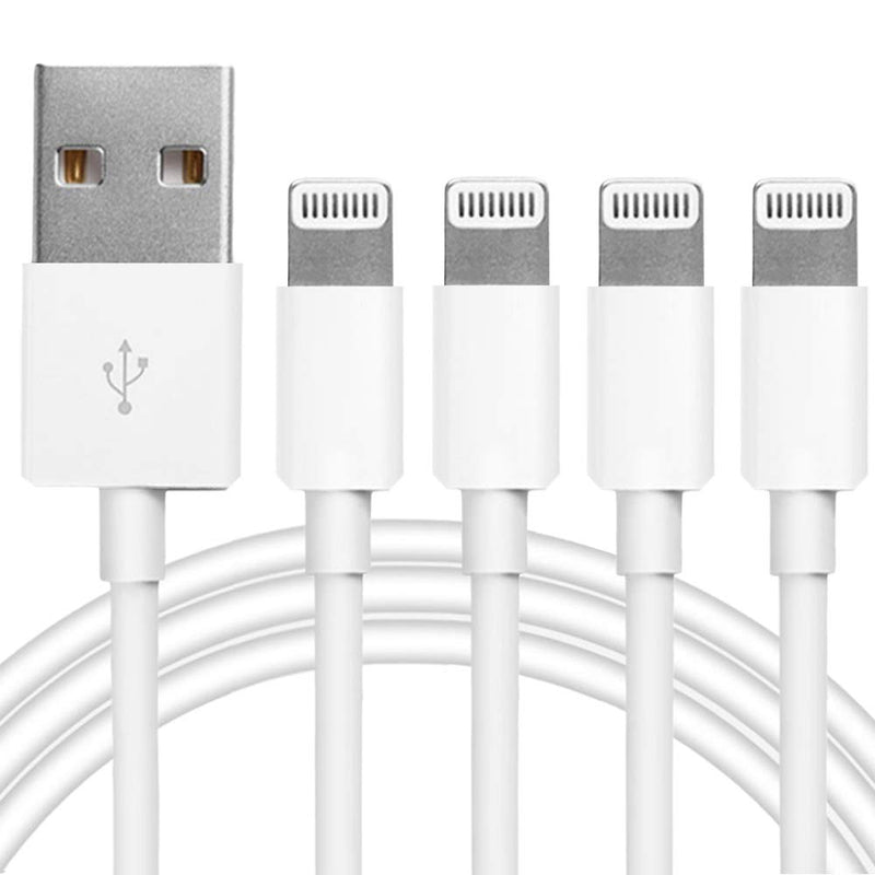  [AUSTRALIA] - 4Pack Original [Apple MFi Certified] Charger Lightning to USB Charging Cable Cord Compatible iPhone 14/13/12/11 Pro/11/XS MAX/XR/8/7/6s Plus,iPad Pro/Air/Mini,iPod Touch