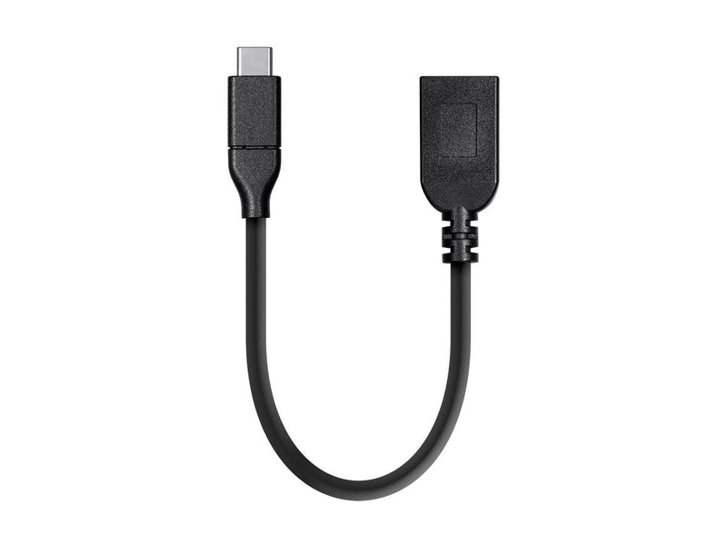  [AUSTRALIA] - Monoprice USB & Lightning Cable - 0.15 Meter - Black | Essentials 3.1 USB-C to USB-A Female Gen 1, 3A, 5 Gbps, for Samsung Galaxy S9 S8 Note 8, Pixel, LG V30 G6 G5, Nintendo Switch - Select Series