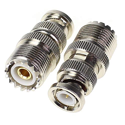  [AUSTRALIA] - BNC Male to UHF Female SO-239 SO239 Adapter 4pcs RF coaxial Coax Connector