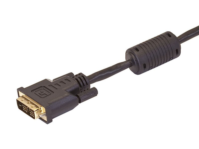  [AUSTRALIA] - Monoprice 102505 15-Feet 28AWG Standard HDMI to DVI Adapter Cable with Ferrite Cores, Black (102505) 15 Feet