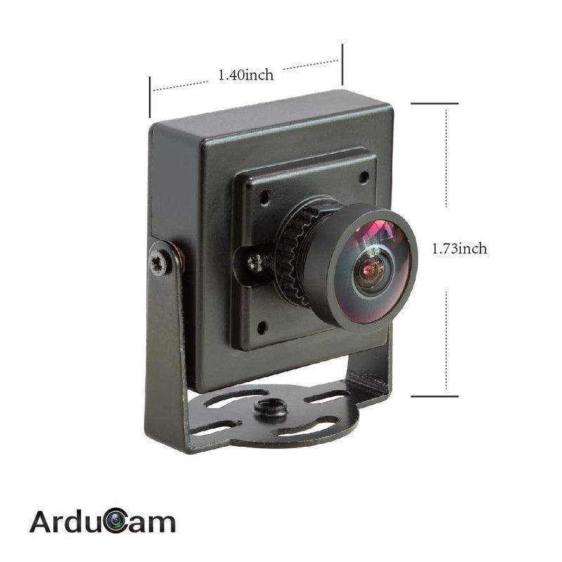  [AUSTRALIA] - Arducam 1080P Low Light WDR USB Camera Module with Metal Case, 2MP 1/2.8" CMOS IMX291 160 Degree Ultra Wide Angle Mini UVC Webcam Board with Microphone