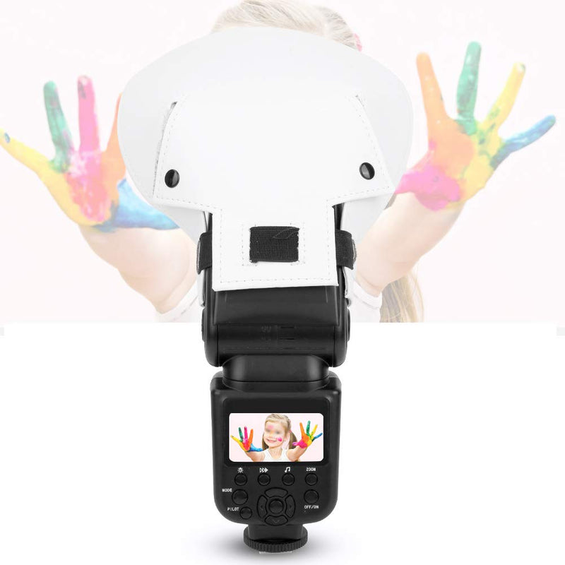  [AUSTRALIA] - Universal Soft Mini Flash Bounce Diffuser Softbox Portable Universal Arc Shape Camera Flash Light Diffuser Reflector Speedlite Softbox