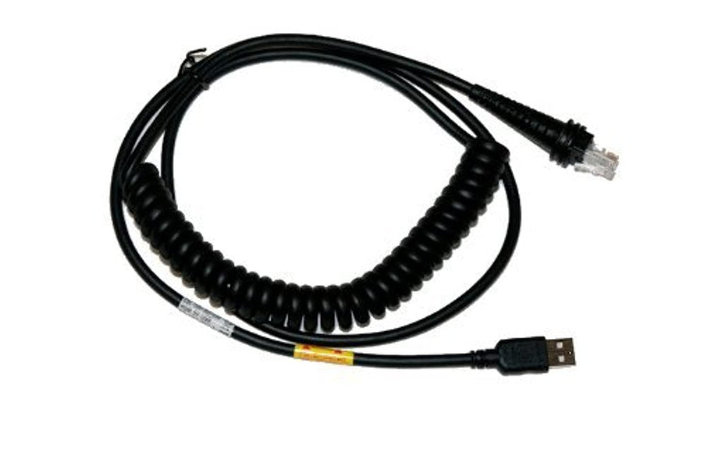  [AUSTRALIA] - Honeywell CBL-500-300-C00 Model 1900/1200G/1300G USB Cable, Type A, 3 m, Coiled, 5V Host Power, Black