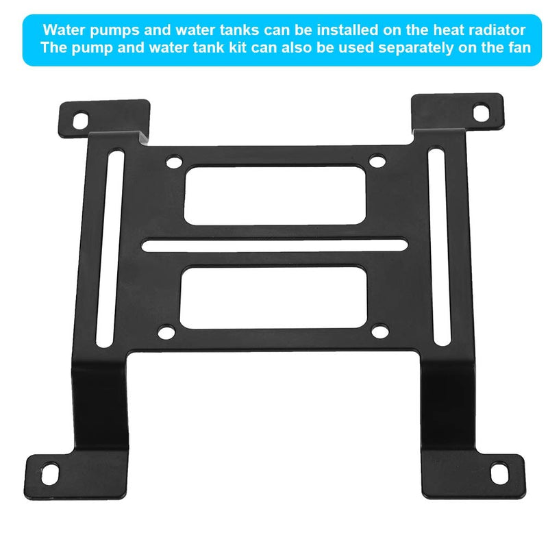  [AUSTRALIA] - Wendry Computer Water Cooling 12cm Water Tank Pump Bracket, Metal Arched Bracket, Pump Mounting Bracket for 120mm Radiators