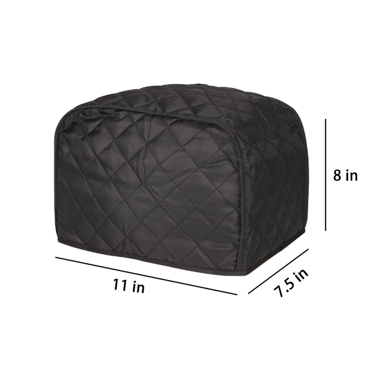  [AUSTRALIA] - Toaster Cover, Quilted Toaster Cover 2 Slice,Kitchen Small Appliance Covers, Toaster Cover Fits for Most Standard 2 slice Toasters, Universal Size Microwave Oven Dustproof Cover Women Gift