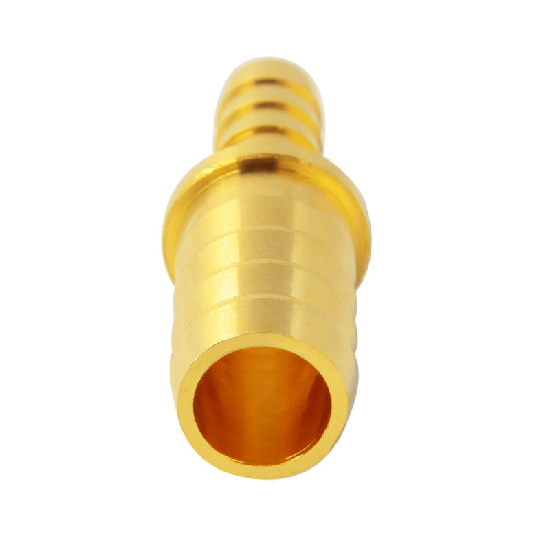  [AUSTRALIA] - Metaland Brass Hose Barb Reducer, 1/4" to 3/16" Hose ID, Reducing Barbed Hose Splicer Mender Coupler Warter Fuel Air (Pack of 2) 1/4-3/16