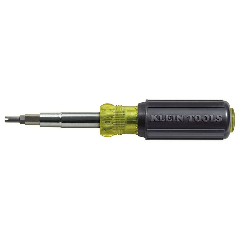  [AUSTRALIA] - Klein Tools 32527 Multi-Bit Screwdriver / Nut Driver, 11-in-1 with Phillips, Slotted, Square, and Schrader Bits and Nut Drivers