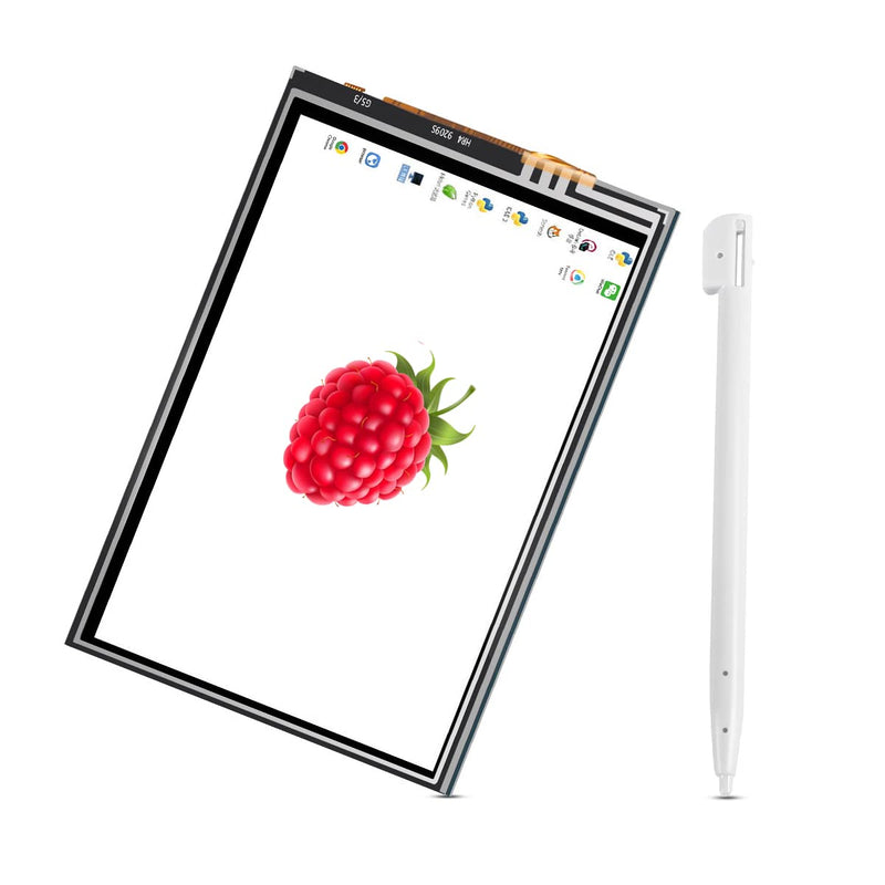  [AUSTRALIA] - Dorhea for Raspberry Pi 3 b+ Display 3.5 inch TFT LCD Screen Kit, 3.5'' 480x320 Resolution TFT Touch Screen Moudle with Protective Case Touch Pen Heatsinks for Raspberry Pi 3 B+,Pi 3 B, Pi 2, Pi Zero 3.5 inch Display