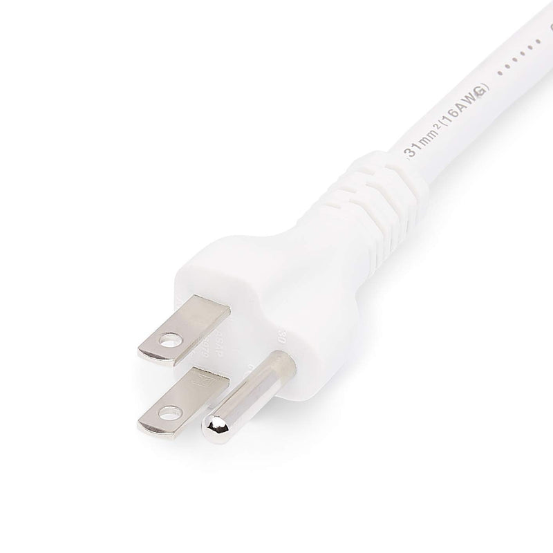 Amazon Basics 15-Foot Extension Cord - 13 Amps, 125V - White Single - LeoForward Australia