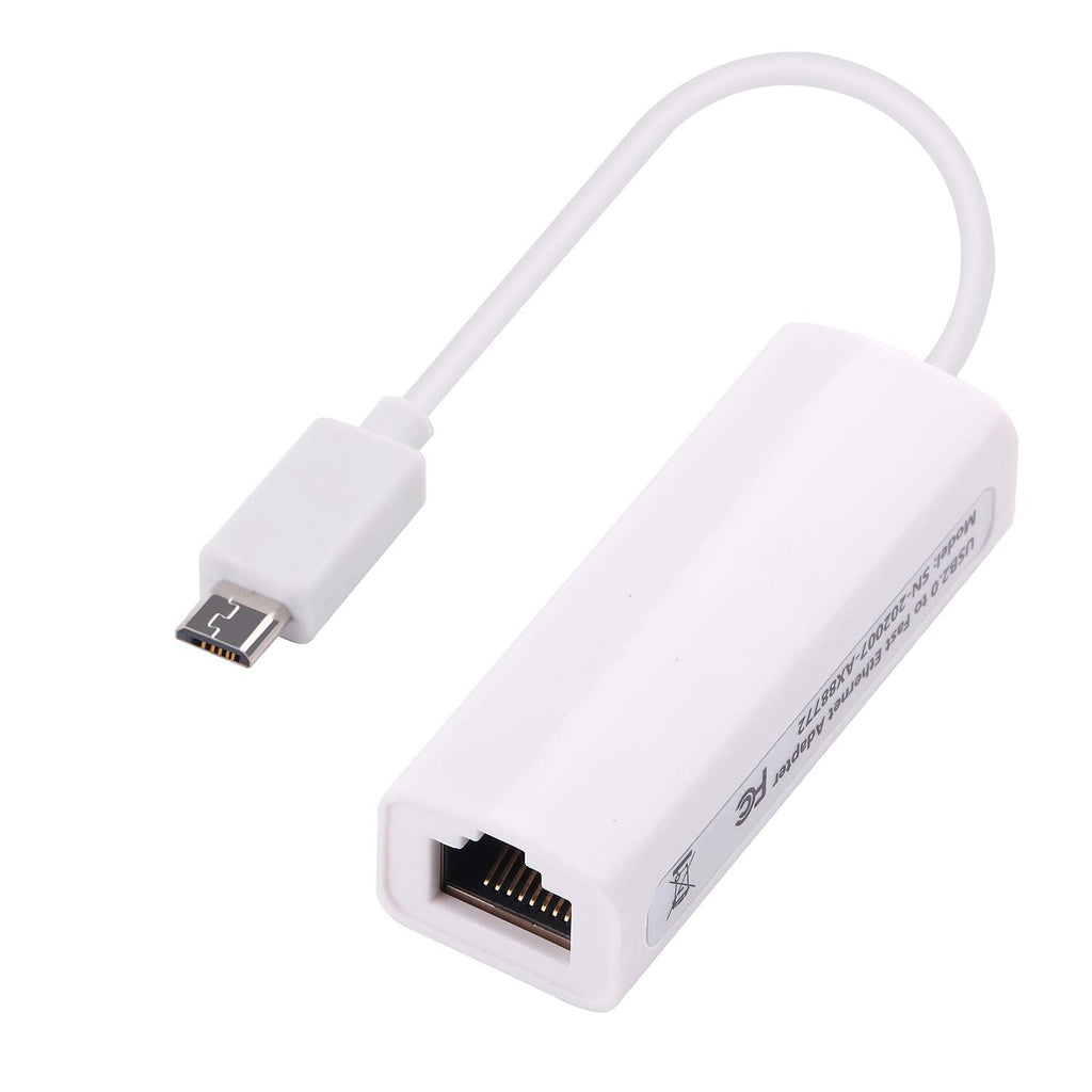 [AUSTRALIA] - Micro USB to RJ45 Female OTG 100Mbps Fast Ethernet Network Adapter Compalite with Tablet PC/Laptop (Windows,Mac OS X,Linux) Raspberry Pi and Some Android Devices(TV Box .ect) (Micro USB) Micro USB