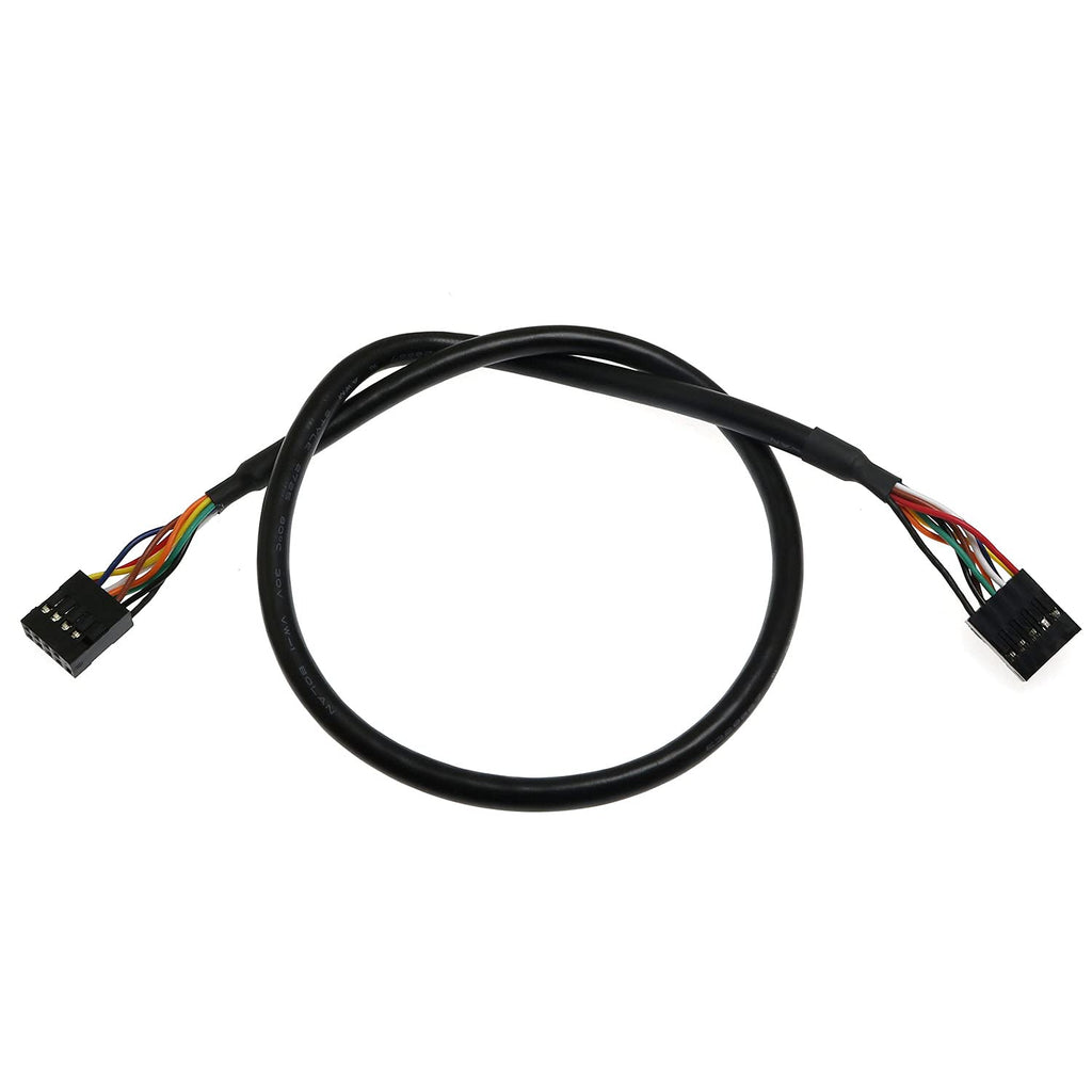  [AUSTRALIA] - BAIRONG USB 2.0 Internal Motherboard Header Cable USB 2.0 9pin Female to Female Internal Motherboard Header Cable