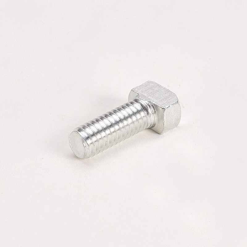  [AUSTRALIA] - MroMax M6-1x16mm T Slot Bolts Carbon Steel Drop-in Stud Sliding Screw Bolt Metric Hammer Head Bolt for 30 Series Aluminum Extrusions Silver 20Pcs