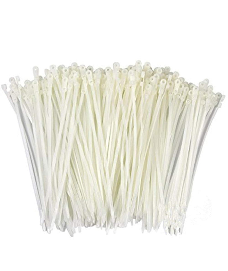  [AUSTRALIA] - Durable-Ties Nylon Cable Ties Self Locking Zip Ties Strong Cable Tie-Wrap, 12 Inch Wire Ties, Pack of 250 (White) 12Inch White