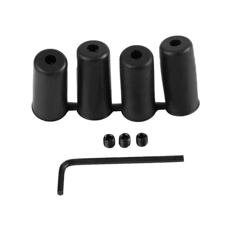  [AUSTRALIA] - Qiilu Universal Carbon Fiber Round Shift Knob Manual Stick Shift Knob Gear Stick Shift Head Replacement Kit