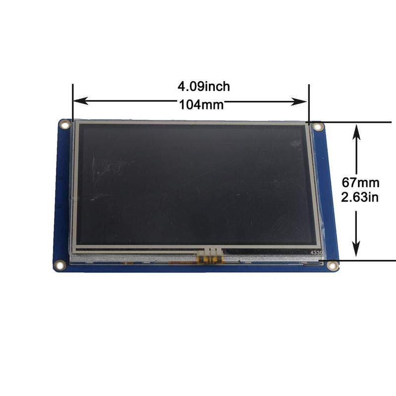  [AUSTRALIA] - Nextion Basic Display 4.3'' NX4827T043 4.3inch TFT Resistive Touch Screen Panel 480X272 UART HMI Intelligent LCD Display Module for Arduino Raspberry Pi ESP8266 4.3inch-NX4827T043