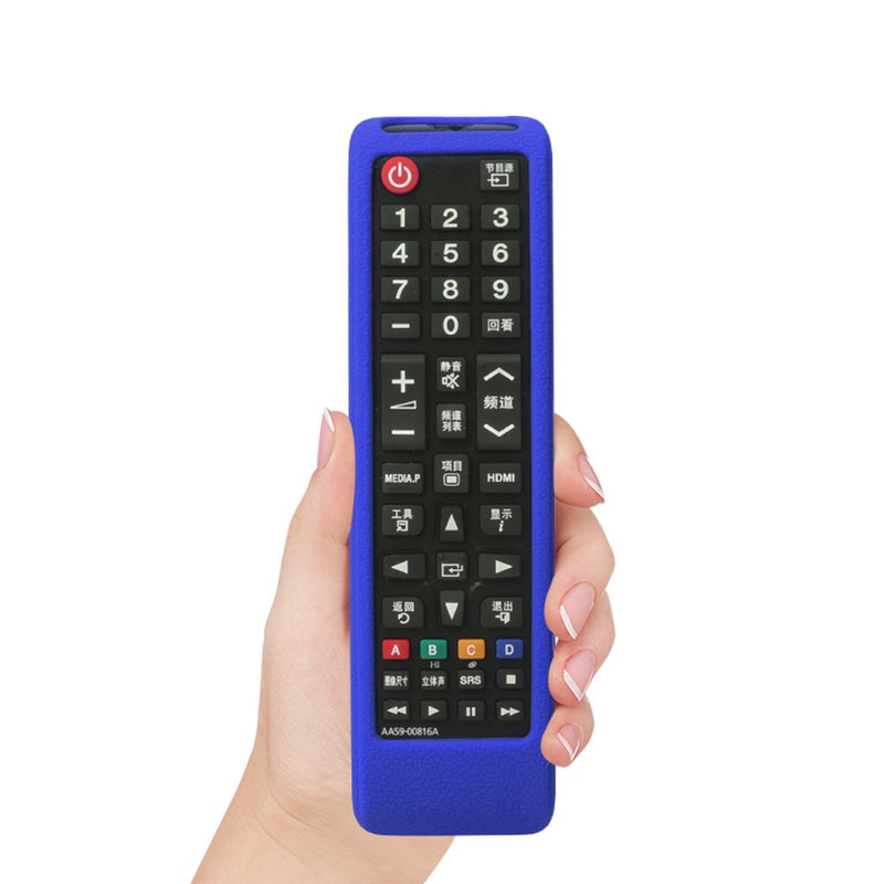 Samsung TV Remote Case SIKAI Shockproof Silicone Cover for Samsung BN59-01315A BN59-01199F AA59-00666A AA59-00741A BN59-01301A Remote Skin-Friendly Washable Anti-Lost with Remote Loop (Blue) Blue - LeoForward Australia