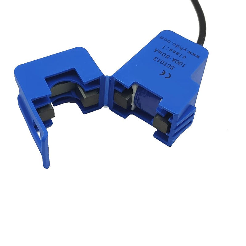  [AUSTRALIA] - SYUAB 2Pcs SCT013000 Split Core Current Transformer SCT-013-000 Non-invasive AC Current Sensor 100A/50mA (SYKHSCGQ)