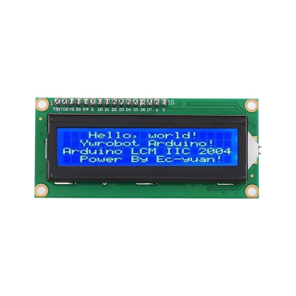  [AUSTRALIA] - HW-060A LCD Display Module, 3.3V 1602 LCD Screen IIC I2C Module Interface Adapter for Arduino Uno Raspberry pi, Blue Backlight