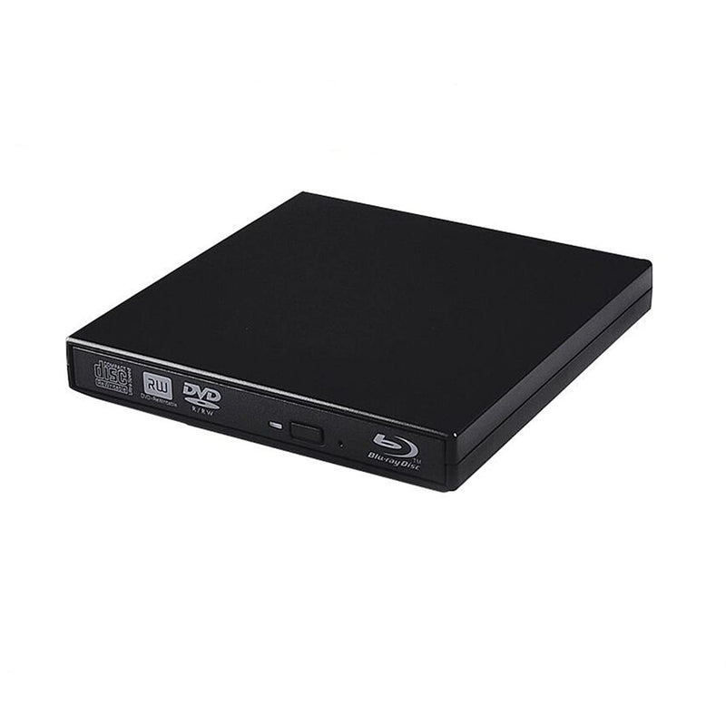  [AUSTRALIA] - Xglysmyc USB2.0 External Blu Ray CD DVD Drive Burner,Slim Portable CD DVD RW BD-ROM Player Writer for Laptop Desktop Notebook Support Mac OS Windows XP/7/8/10 (Black)