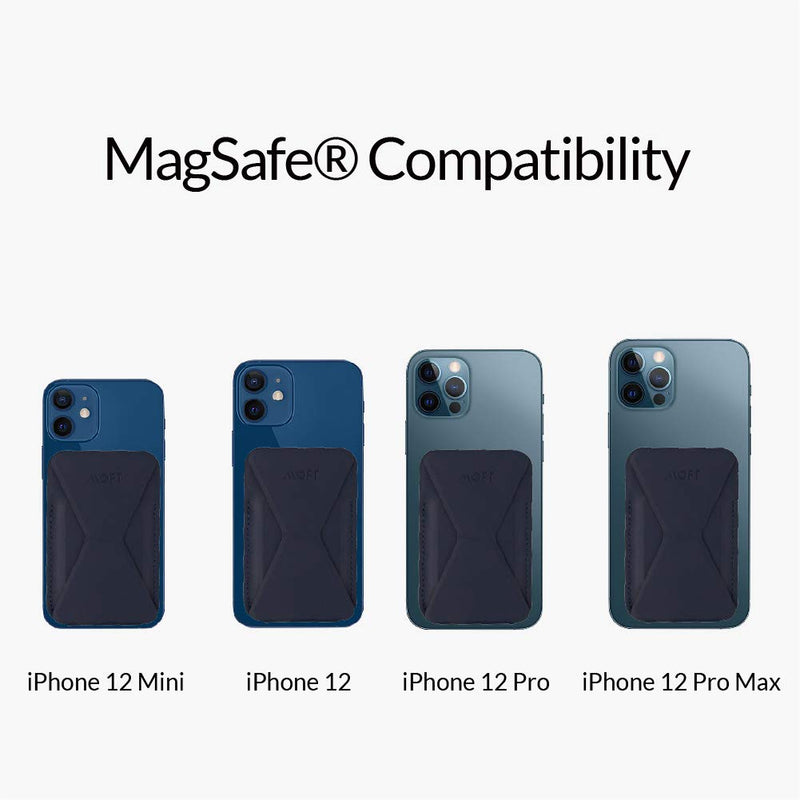  [AUSTRALIA] - MOFT The First Snap-On Magnetic Stand & MagSafe Wallet for iPhone 12 Series and iPhone 13/iPhone 13 Mini/iPhone 13 Pro Max (Night Black)