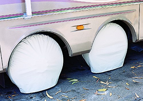  [AUSTRALIA] - ADCO 3954 White Ultra Tyre Gard Wheel Cover 24" - 26"