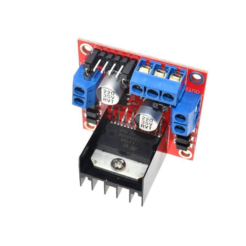  [AUSTRALIA] - #10Gtek# L298N Motor Drive Controller Board Module for Electric Projects Arduino Smart car Power UNO MEGA R3 Mega2560, Pack of 2 L298N Dual motor x2