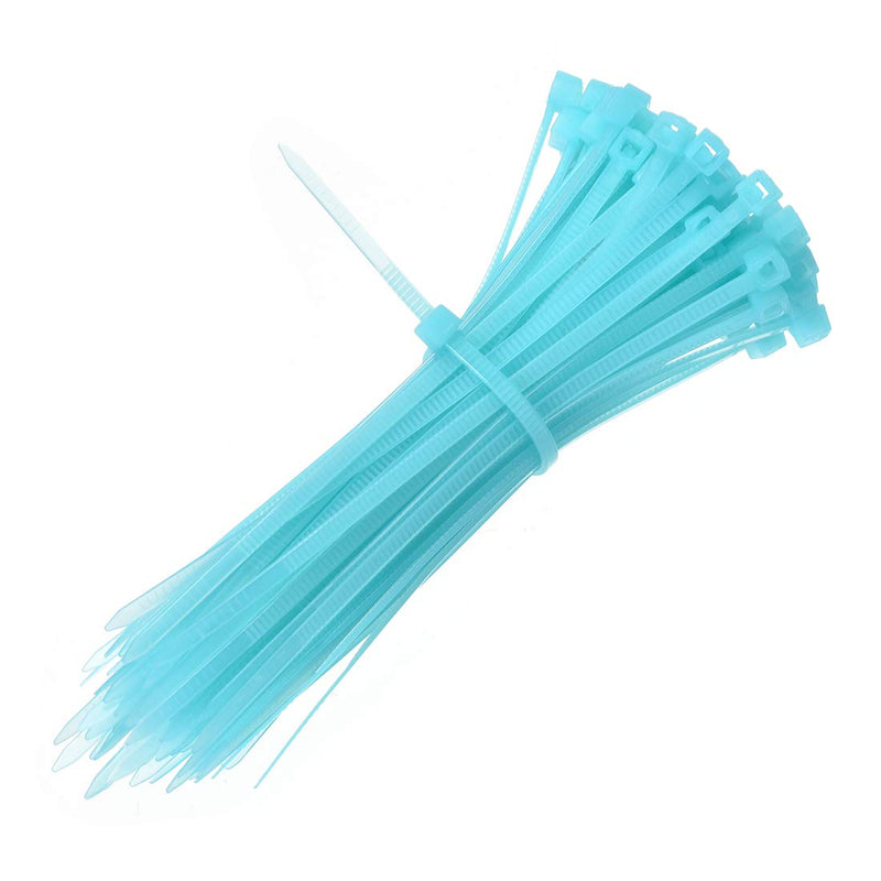  [AUSTRALIA] - uxcell Nylon Cable Ties 4-Inch Self-Locking Zip Ties 0.09-Inch Width Blue 500pcs