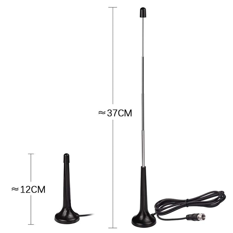  [AUSTRALIA] - Bingfu Telescopic FM Antenna Magnetic Base FM Radio Antenna for Pioneer Onkyo Yamaha Marantz Sherwood Indoor FM Radio Bluetooth Home Stereo Receiver AV Audio Video Home Theater Receiver Tuner