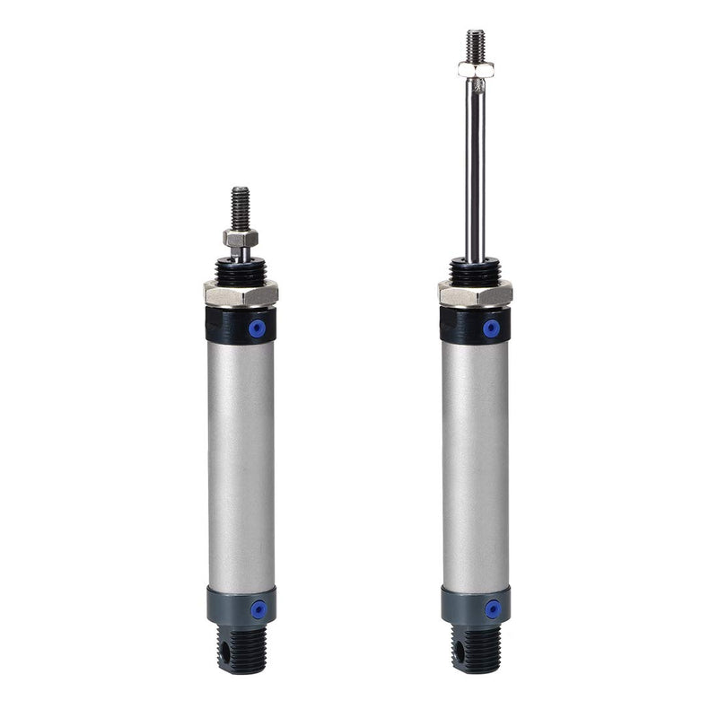 uxcell Pneumatic Air Cylinder MAL16 X 75,16mm Bore 75mm Stoke M6,Single Rod Double Action 16 x 75mm - LeoForward Australia