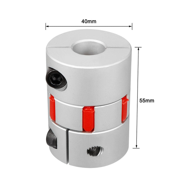  [AUSTRALIA] - uxcell 15mm to 15mm Shaft Plum Shaped Coupling Coupler 40mm Diameter 55mm Length 15-15mm