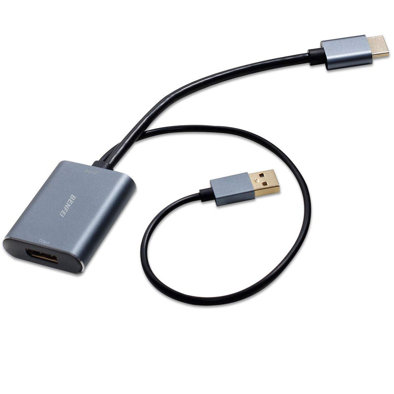  [AUSTRALIA] - HDMI to DisplayPort, Benfei HDMI to DisplayPort Adapter Resolution Up to 4K@60Hz Compatible with Laptop, Xbox 360 One, PS4 PS3 HDMI Device - HDMI Input to DisplayPort Output