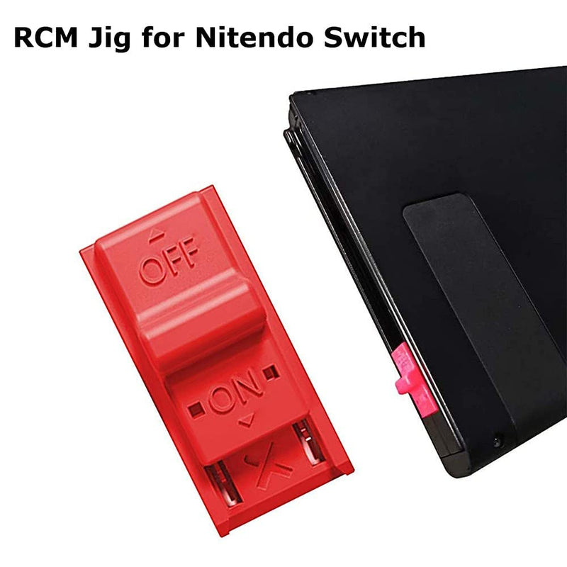  [AUSTRALIA] - RCM Jig for Switch RCM Jig Clip Short Connector for Switch Recovery Mode, Used to Modify The Archive Play GBA/FBA & Other Simulator (Red) Red