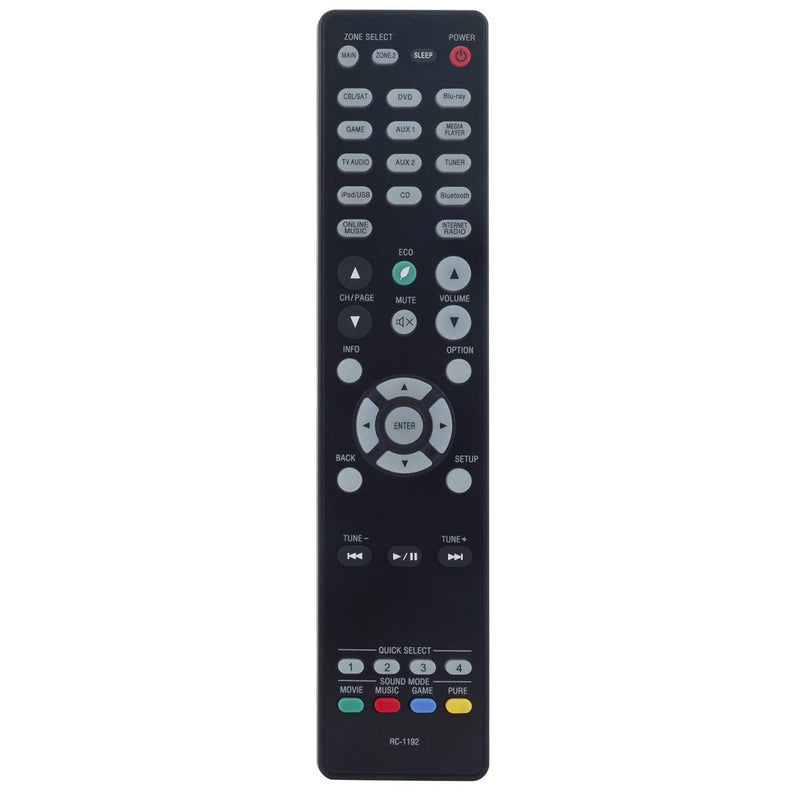  [AUSTRALIA] - RC-1192 Replace Remote Control fit for Denon AV Receiver AVR-S900W AVR-X2100W AVR-S910W AVR-X3200W AVR-X2200W AVR-X5200W AVR-X3300W AVR-S920W AVR-X2300W AVR-X1300W AVR-X3100W