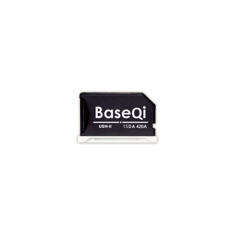  [AUSTRALIA] - BASEQI UHS-II Aluminum microSD Adapter for 2021 M1 MacBook Pro 14 & 16” (Silver) Silver