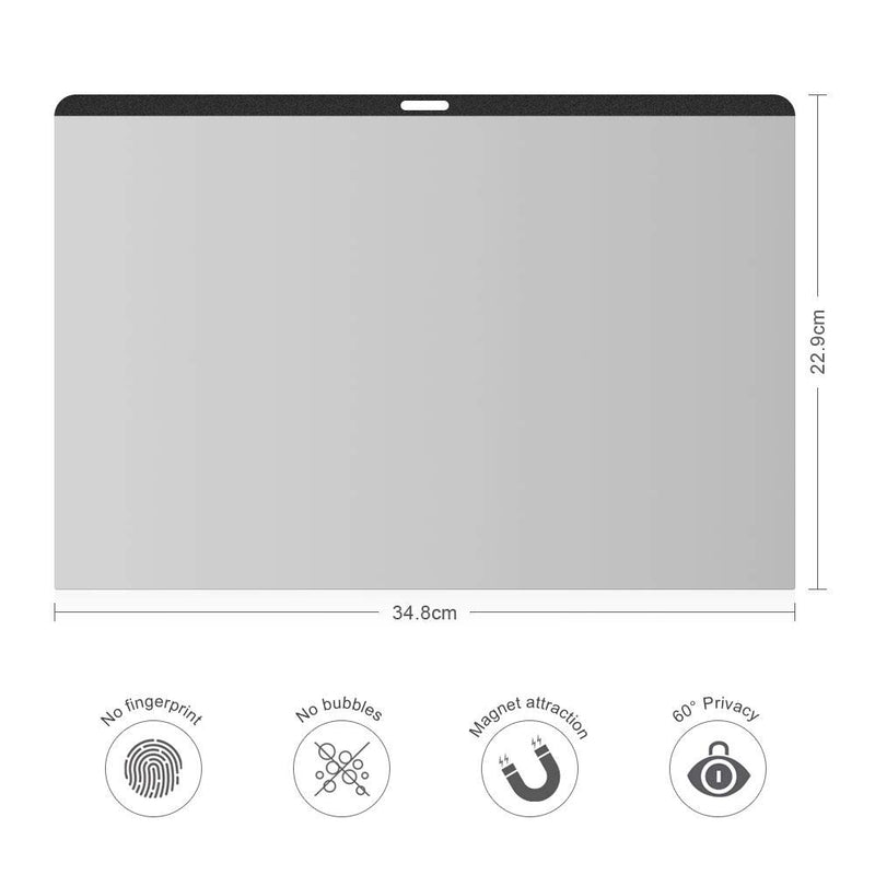  [AUSTRALIA] - Privacy Screen Protector for MacBook Pro 16(2019 Model, A2141) New Magnetic Privacy Screen Protector Bubble Free Design/Easy On/Off 16 inch Black