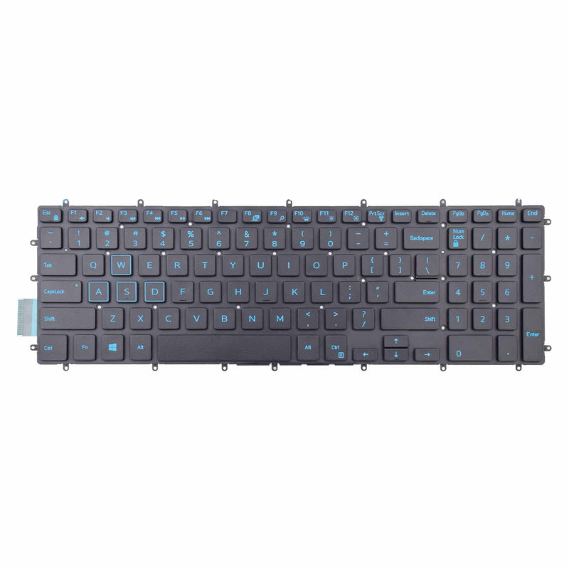  [AUSTRALIA] - TLBTEK Backlight Keyboard Replacement Compatible with Dell Inspiron 15-3580 15-3581 15-3582 15-3583 15-3584 15-3585 15-3590 15-3593 15-5565 15-5567 15-5575 15-5583 15-7566 15-7567 Series Laptop Blue Backlight