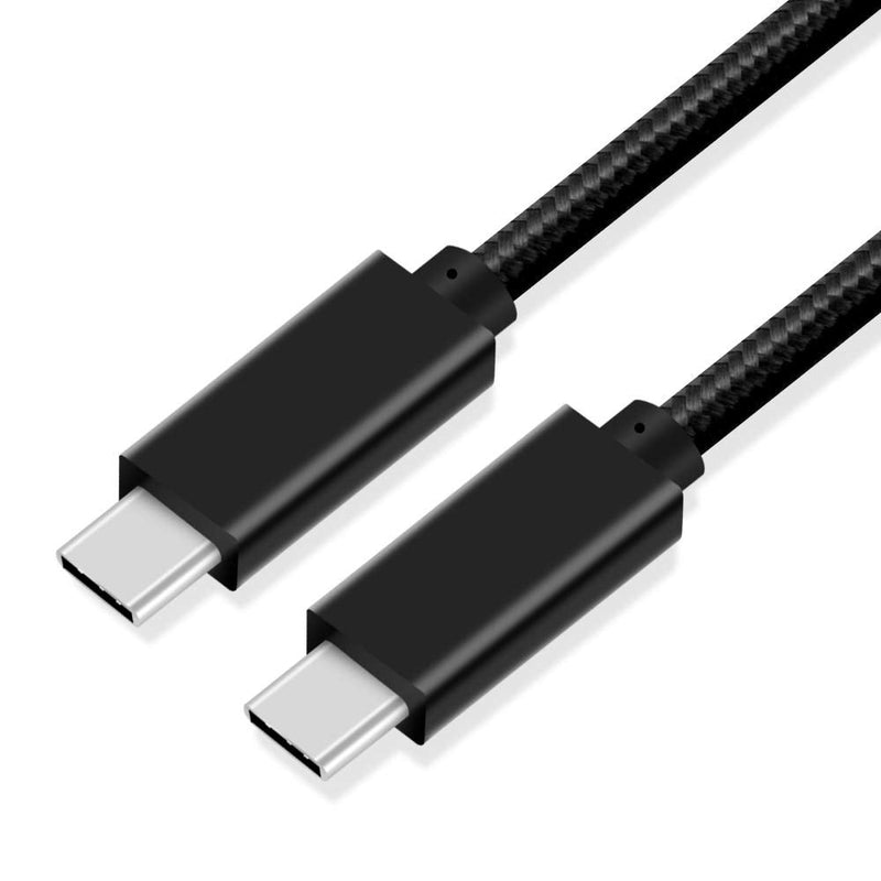  [AUSTRALIA] - USB C-C Video Cable 6.6ft, Cuxnoo 4K USB Type-C Monitor Cable Support 100W Fast Charge and 10Gbps Data Syncing, Black