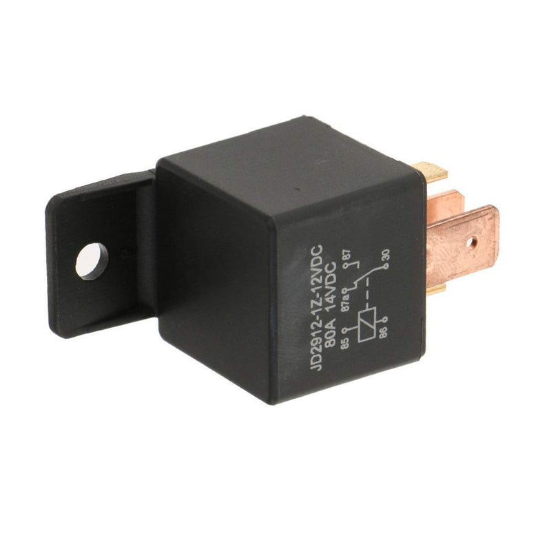  [AUSTRALIA] - ESUPPORT Heavy Duty Car Boat 12V 80A Relay Switch 5Pin SPDT Copper 9.5mm Terminal Pack of 5